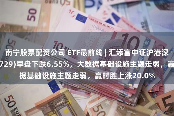 南宁股票配资公司 ETF最前线 | 汇添富中证沪港深互联网ETF(159729)早盘下跌6.55%，大数据基础设施主题走弱，赢时胜上涨20.0%