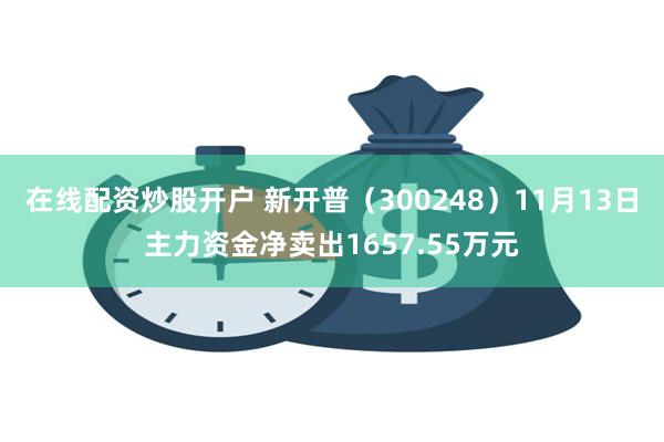 在线配资炒股开户 新开普（300248）11月13日主力资金净卖出1657.55万元