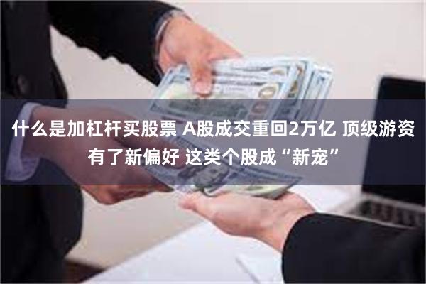 什么是加杠杆买股票 A股成交重回2万亿 顶级游资有了新偏好 这类个股成“新宠”